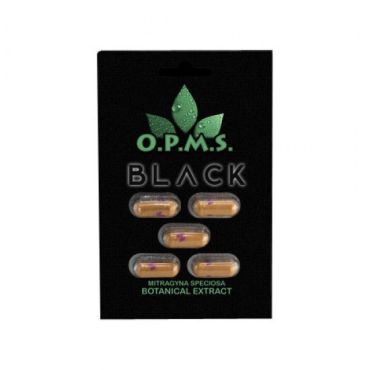 OPMS CAPS BLACK 5CT